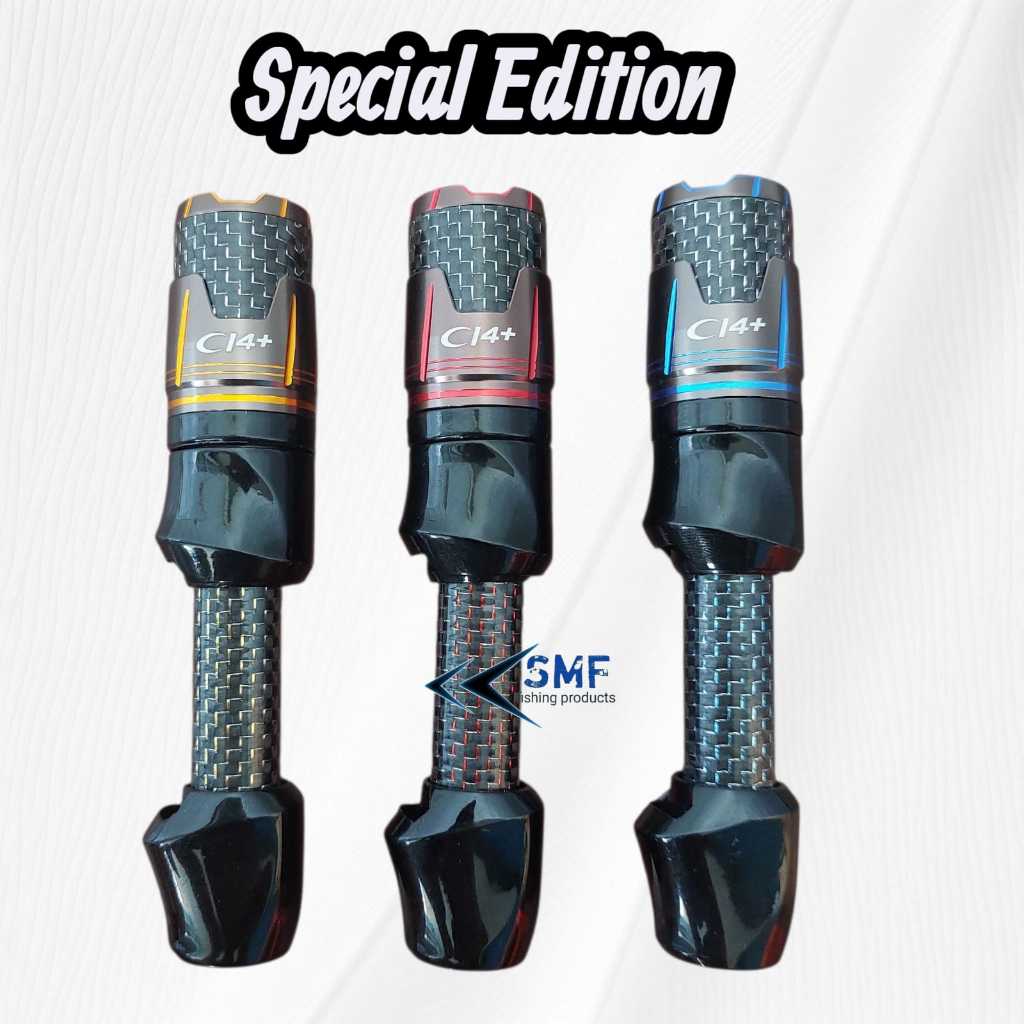 Reel Seat Skeleton Mahkota 4 Carbon Terbaru