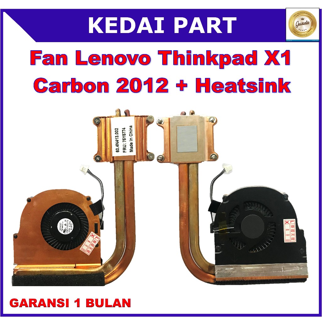 Fan Lenovo Thinkpad 2012 /13 Carbon X1 X1C 04W3589 Heatsink