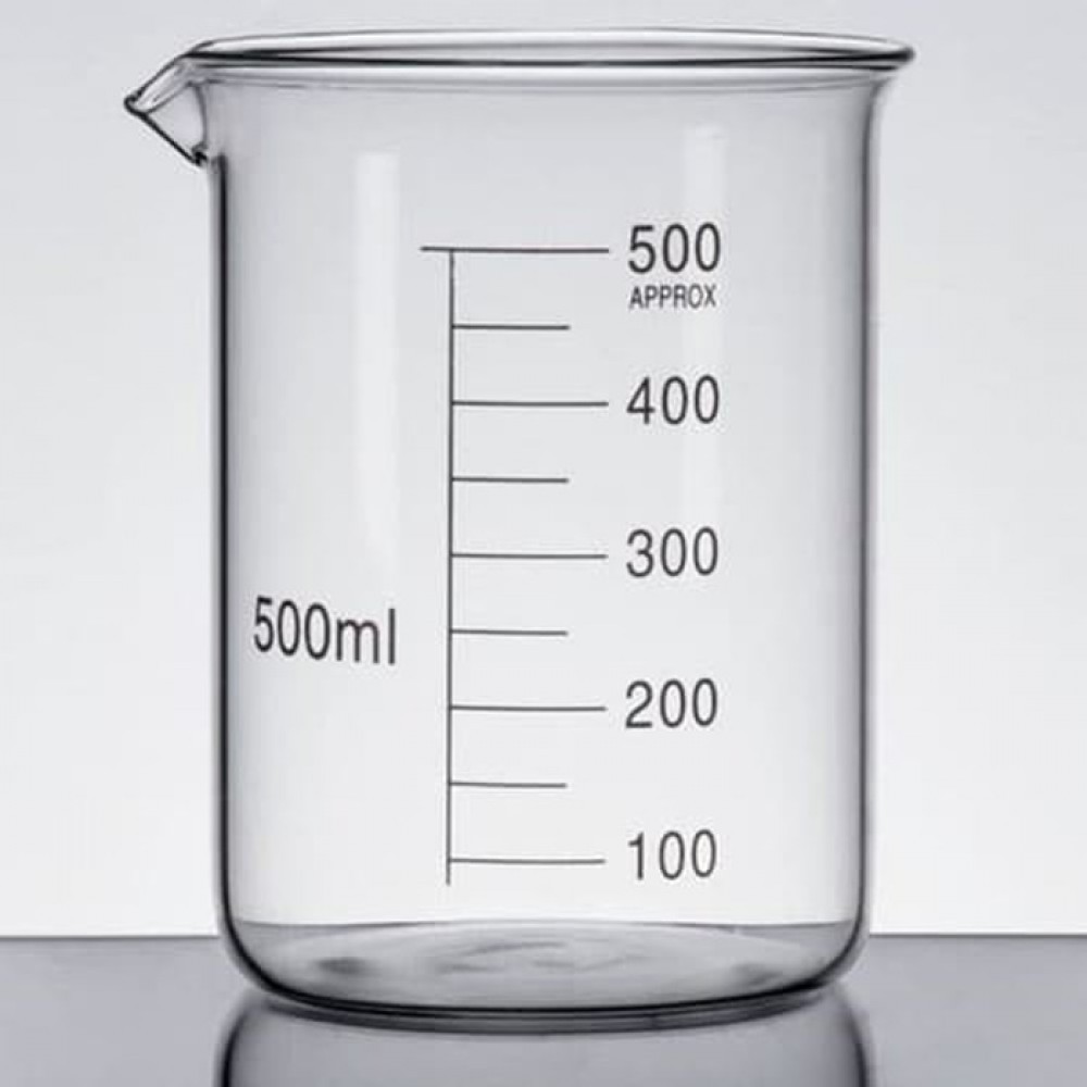 Beaker glass - gelas kimia 500 ML pyrex