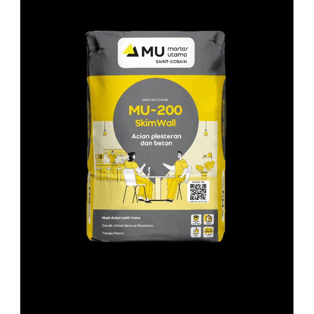 MU - 200 MORTAR UNTUK ACIAN PLESTERAN DAN BETON