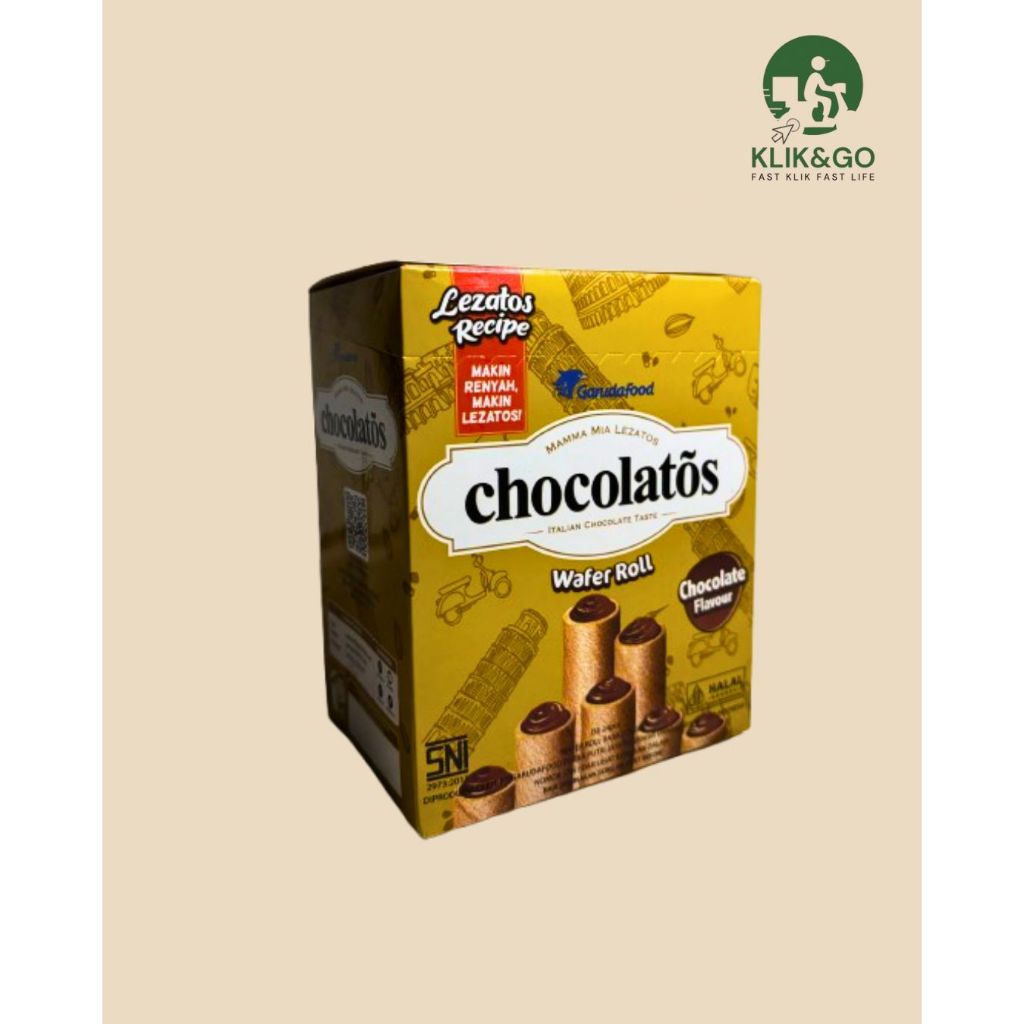 

Chocolatos Wafer Roll isi 24 pcs