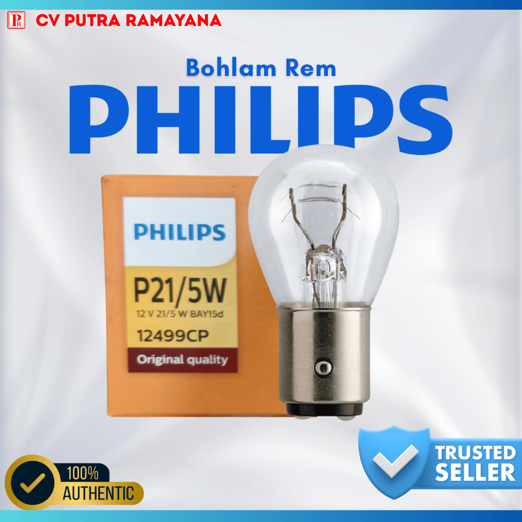 BOHLAM REM PHILIPS P21/5W 12499 12V DOUBLE MOBIL MOTOR