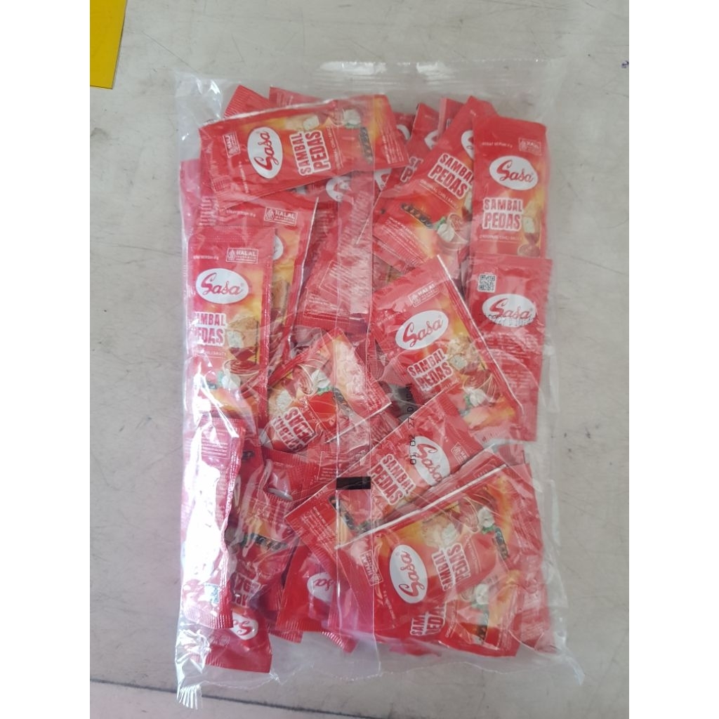 

sasa sambal pedas sachet isi 48