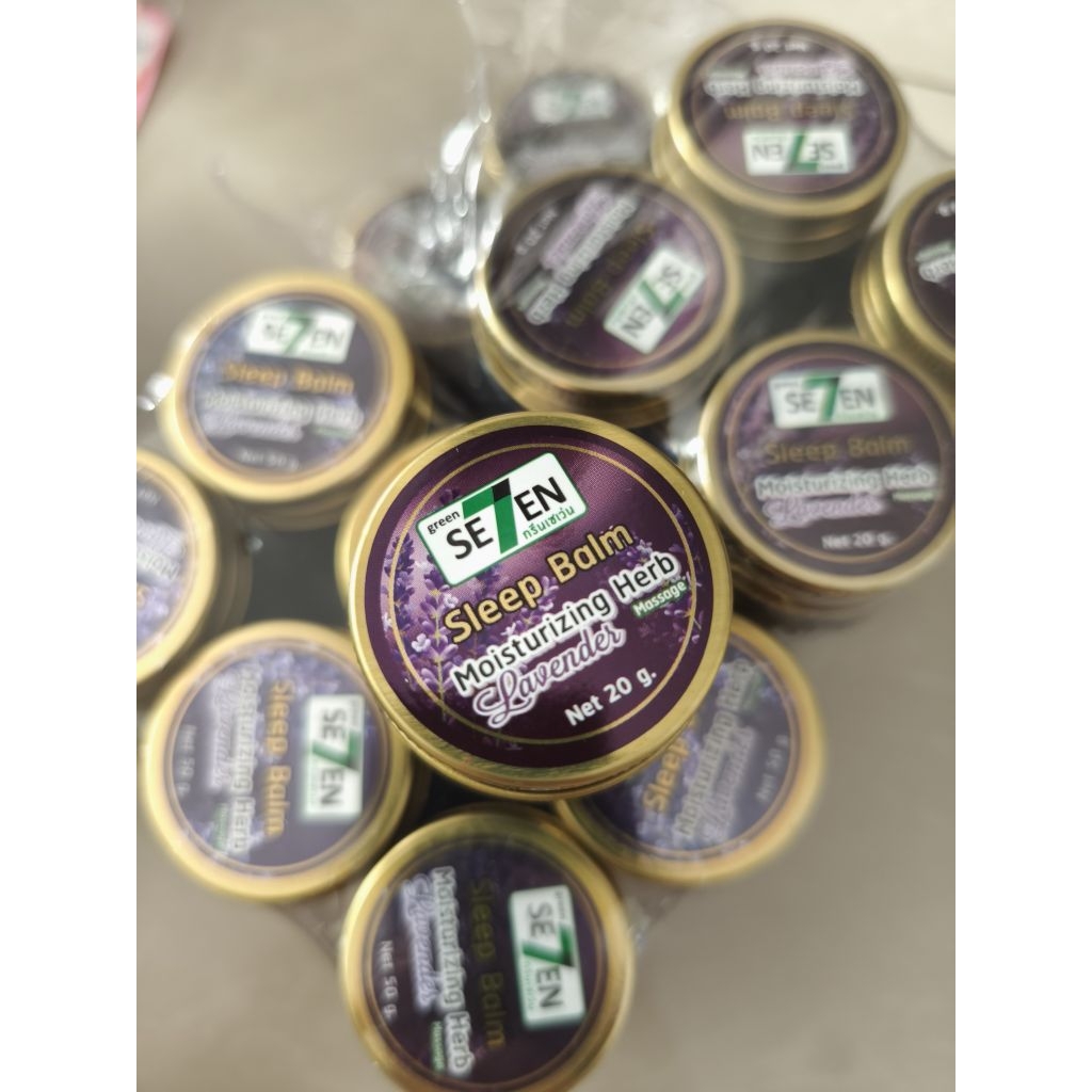 |Ready stock| Balsem green se7en sleep balm Levender 20 gr |Balsem Thailand| EXP 2028