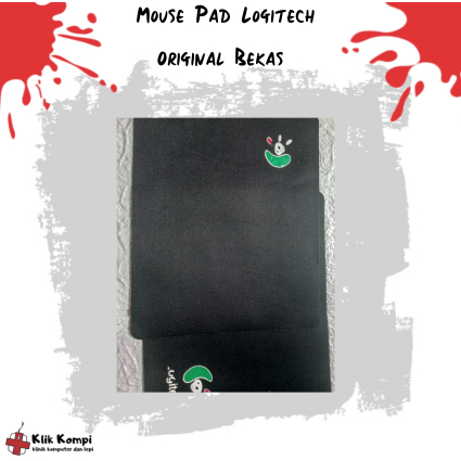 Mouse Pad Logitech Original Bekas | Alas Mouse Gaming & Kerja | Mousepad Logitech Gaming