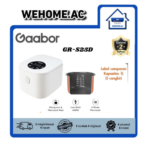 Rice Cooker Gaabor GR-S25D Rice Cooker Gaabor 1 Liter