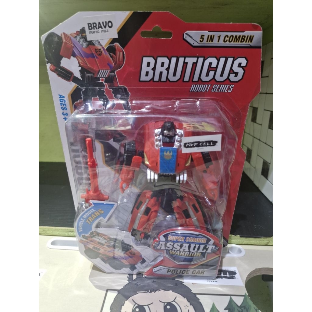 Mainan 5 in 1 Combin Bruticus Robot Series