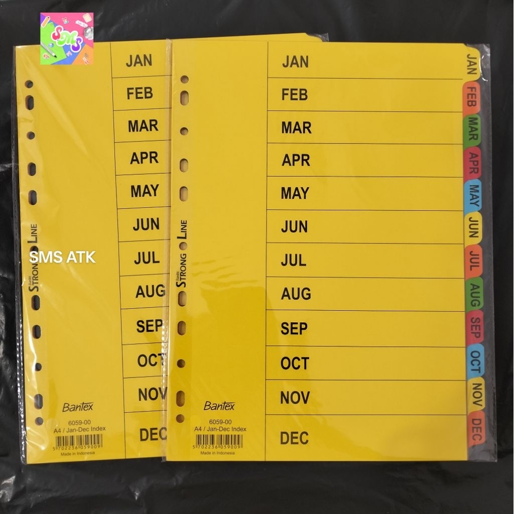 

Divider & Indexes Bantex/Pembatas dokumen 6059-00