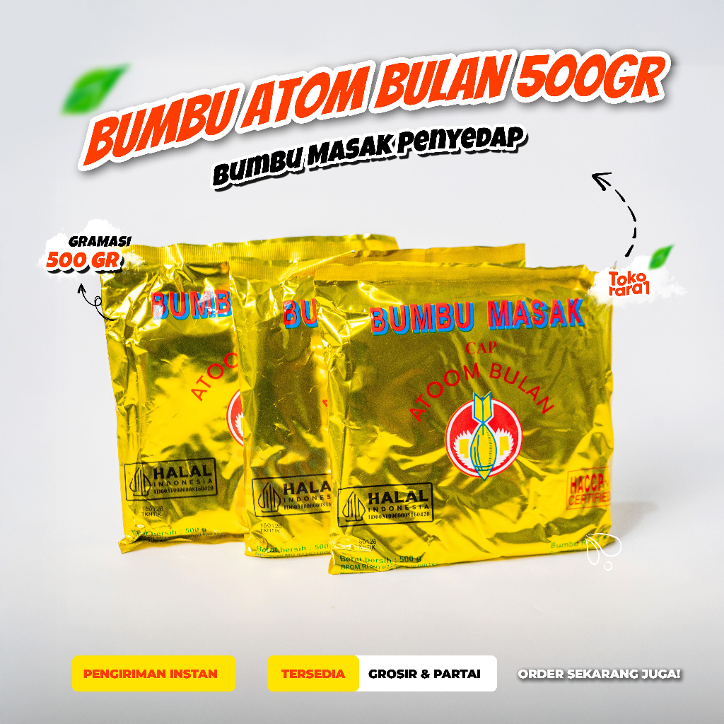 

(500GR) BUMBU ATOM BULAN TABUR INSTANT