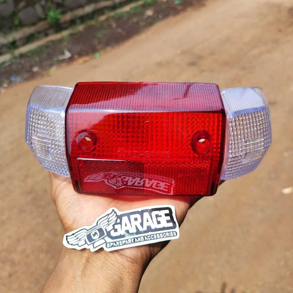 Mika Stoplamp Yamaha Alfa Merah PUTIH Mika Stop AlFA Mika Stop lamp Alfa Set Sein Belakang