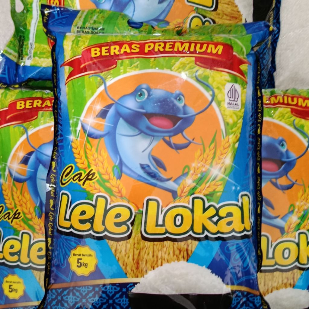 

Beras Cap Lele Lokal Kemasan 5kg