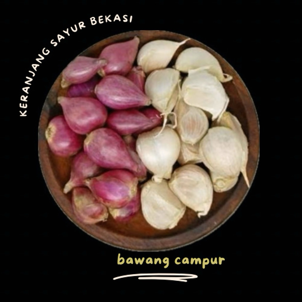 

bawang campur merah dan putih / keranjang sayur bekasi