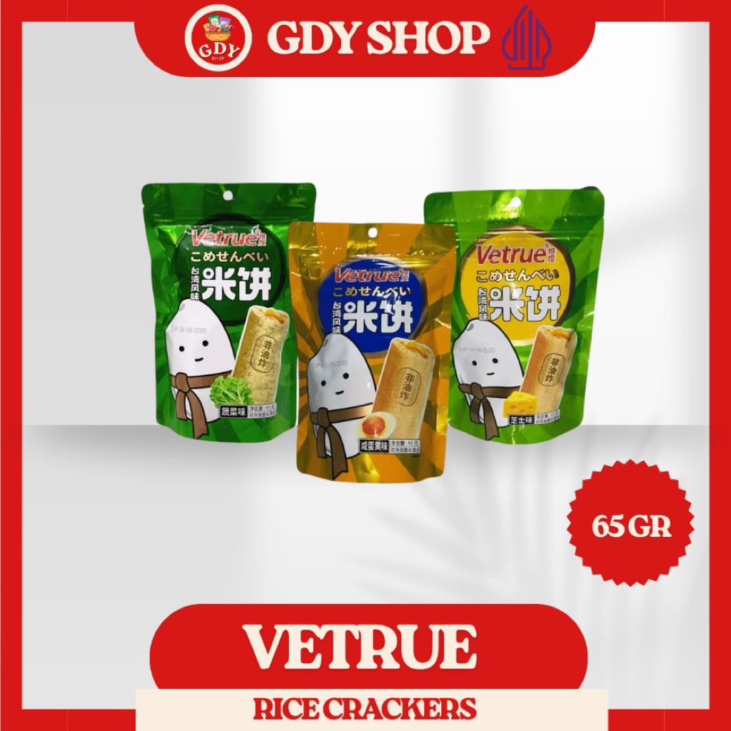 

Crackers Rice | Vetrue | Cheese | Salted Egg Yolk | Vegetable