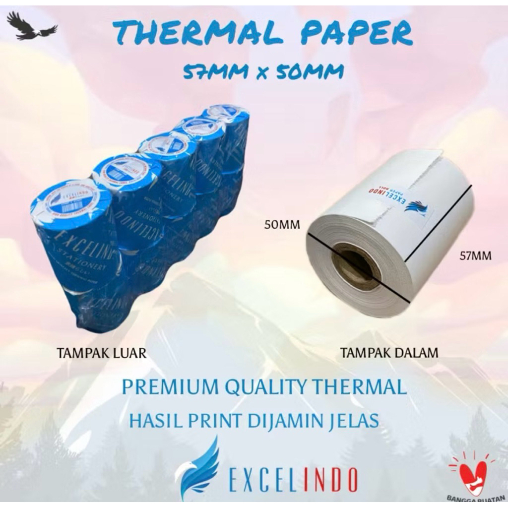 

Thermal Paper 57 mm x 50 mm