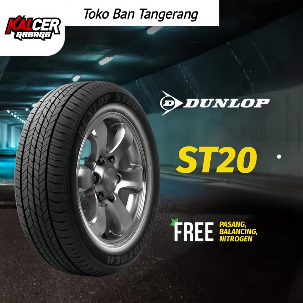 BAN MOBIL DUNLOP 215 65 R16  GRANDTREK ST20 BAN STANDAR MOBIL TERIOS RING16