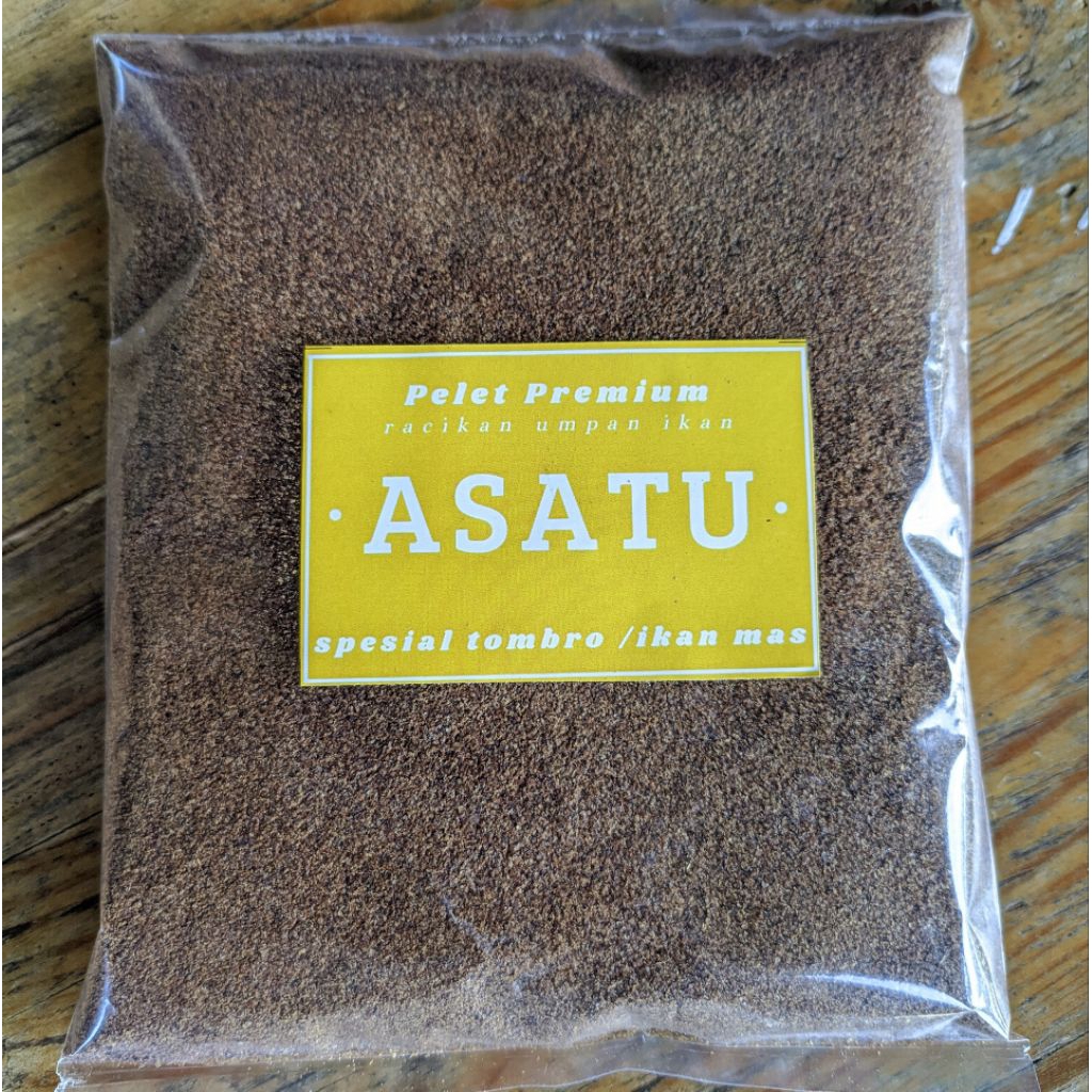 Pelet umpan premium ASATU kuning spesial ikan mas / tombro