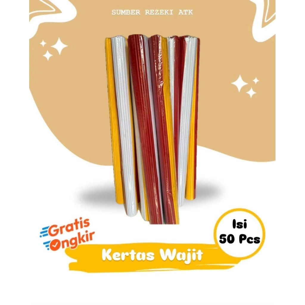 

Kertas Wajit (Isi 50 Pcs) – Kertas Pembungkus Serbaguna