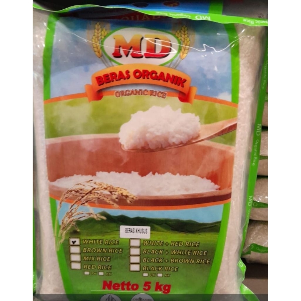 

Beras MD organik 5kg