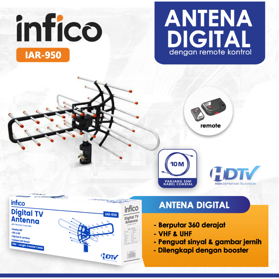 Antena TV Digital Infico IAR 950