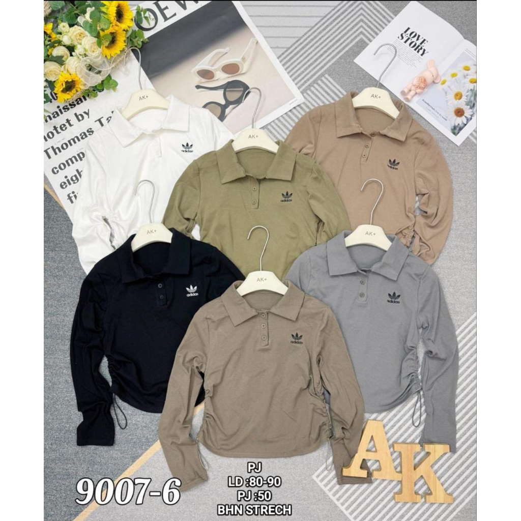 kaos polo serut samping