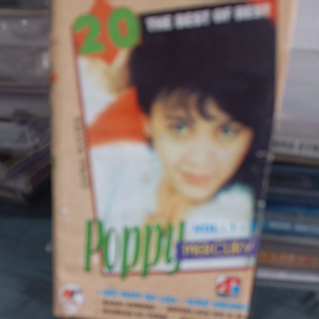kaset poppy mercury the best sampul lengket