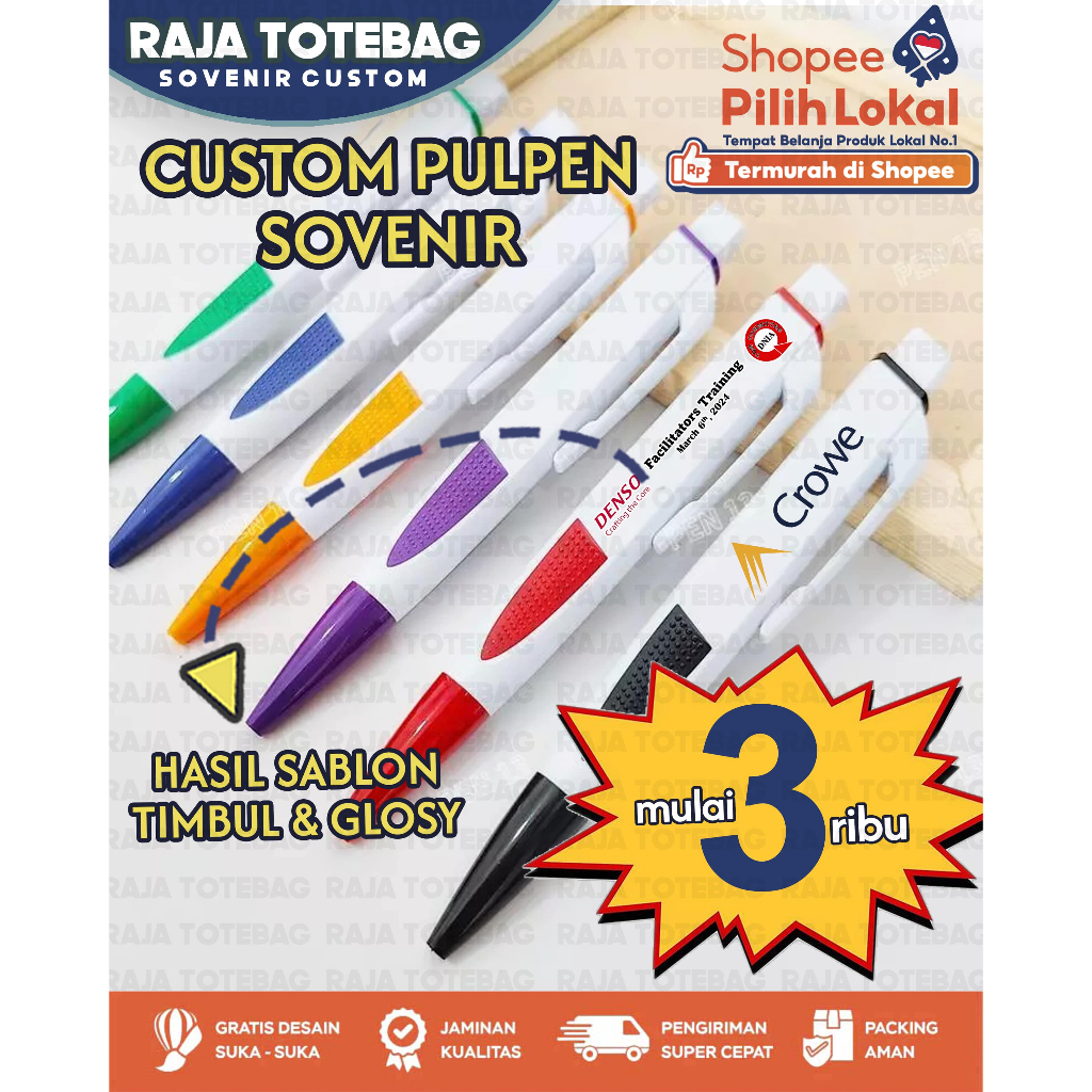 

CUSTOM PULPEN SEMINAR - CUSTOM SABLON PULPEN SOVENIR - PULPEN PROMOSI