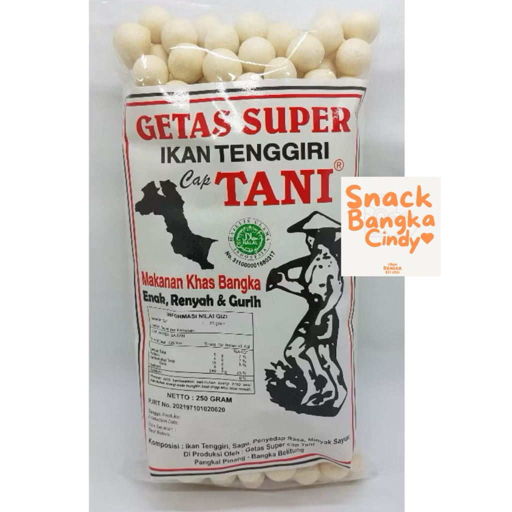 Kerupuk Getas Tani Super Ikan Tenggiri Snack Bangka