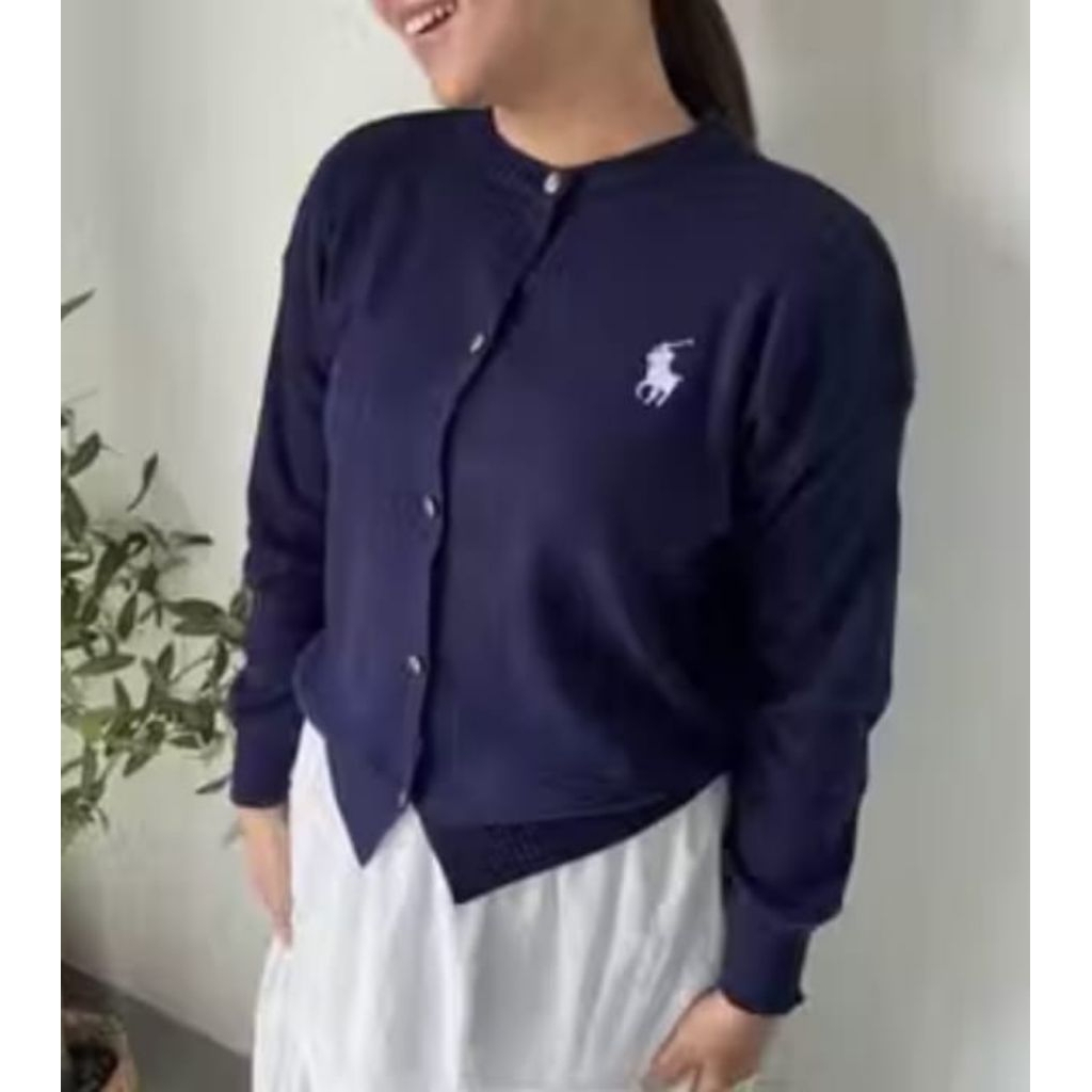 cardigan polo horse// sweter atasan wanita// korean style