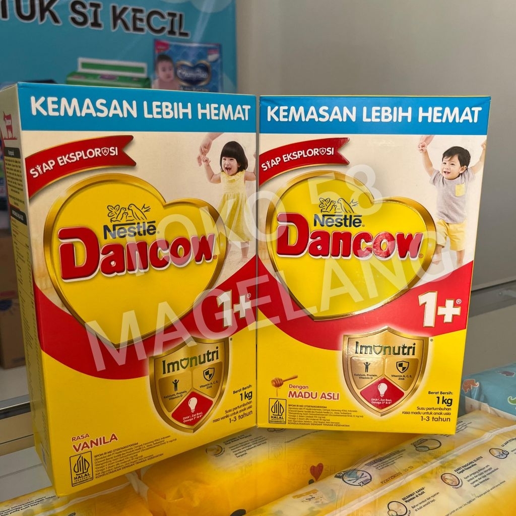

Susu Dancow 1+ 1kg rasa Vanila, Madu / Susu Anak Dancow 1kg