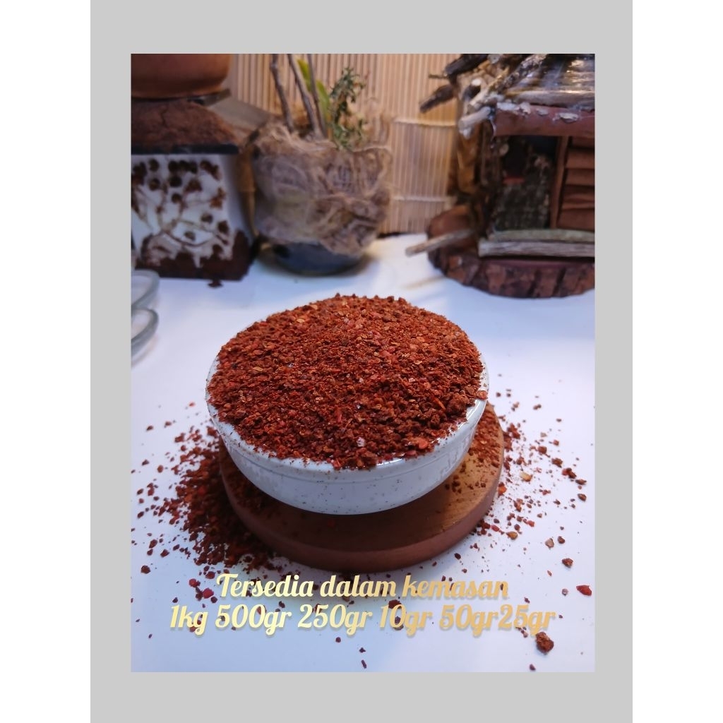 

Chili granule100gr/cabe bubuk kasar✅