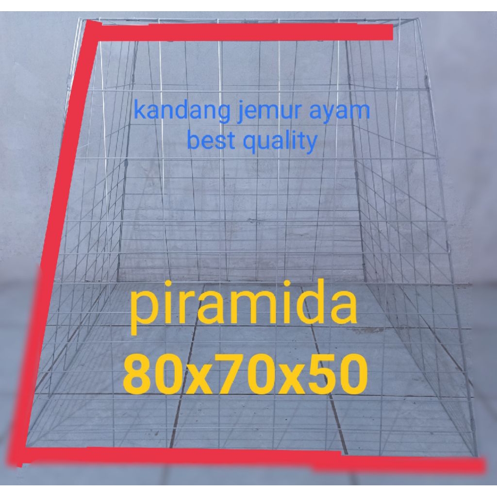 Kandang Ayam Piramid Kandang Jemur Ayam Kandang Ayam Lipat Piramid