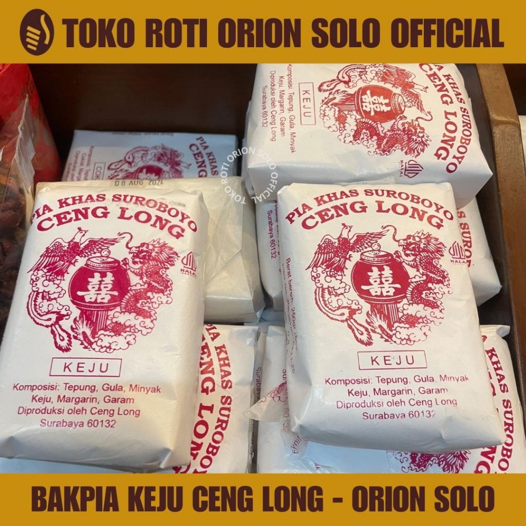 

KUE PIA CENG LONG Bakpia CHEN LONG - Orion Solo