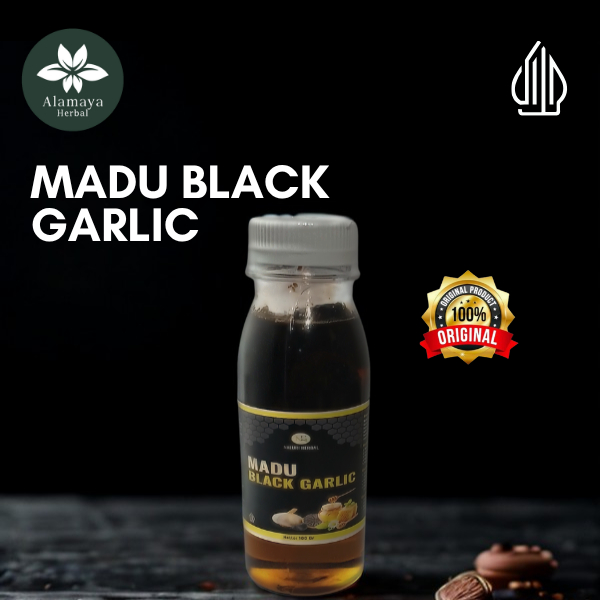 Madu Black Garlic Original Kuat Tahan Keras Buat Lelaki Tahan Lama Murni Herbal Alami 100gram