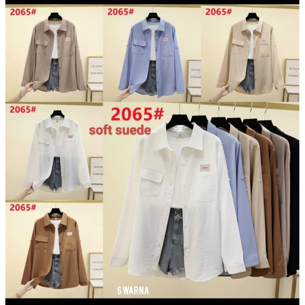 KEMEJA IMPORT PREMIUM SOFT SUEDE #2065