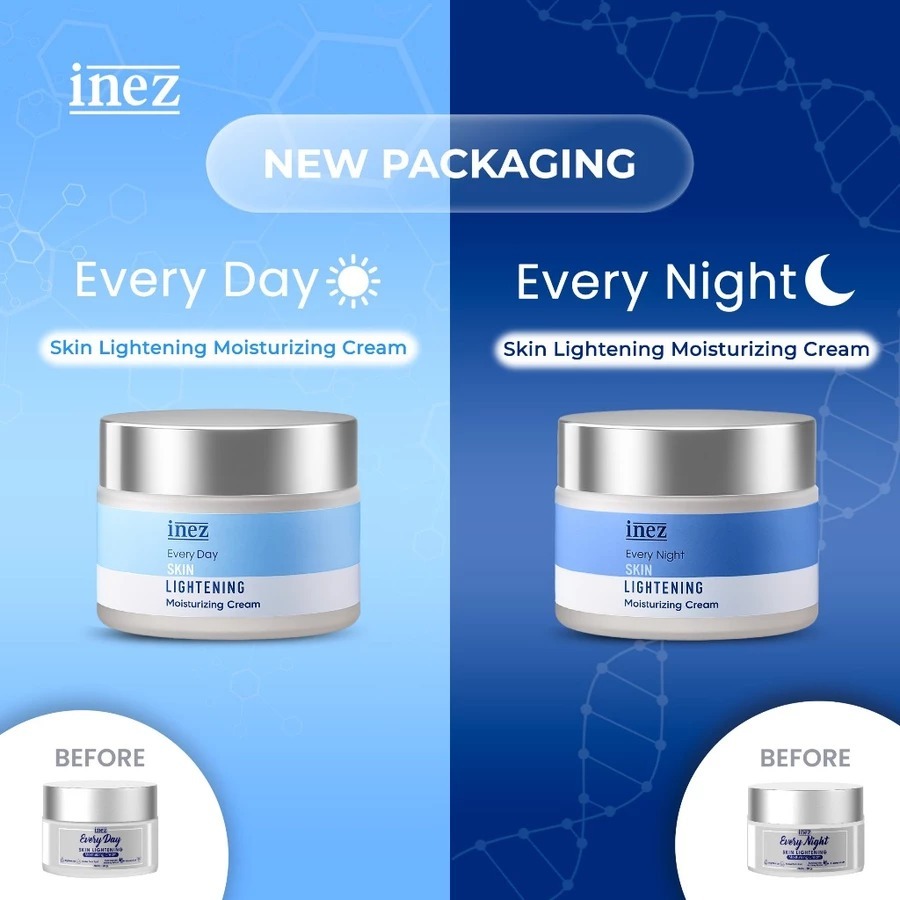 Inez Paket Skin Lightening Series [ Day Cream + Night Cream ]