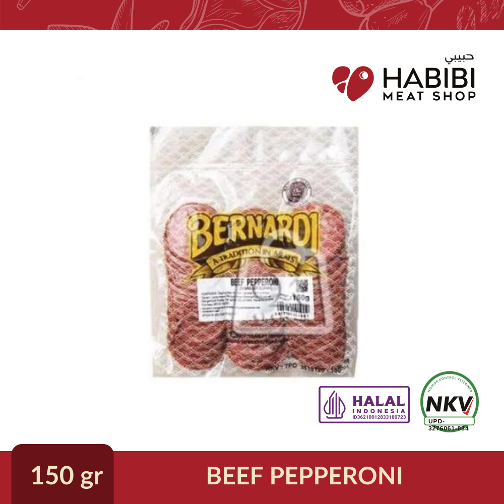 

BERNARDI BEEF PEPPERONI 150gr