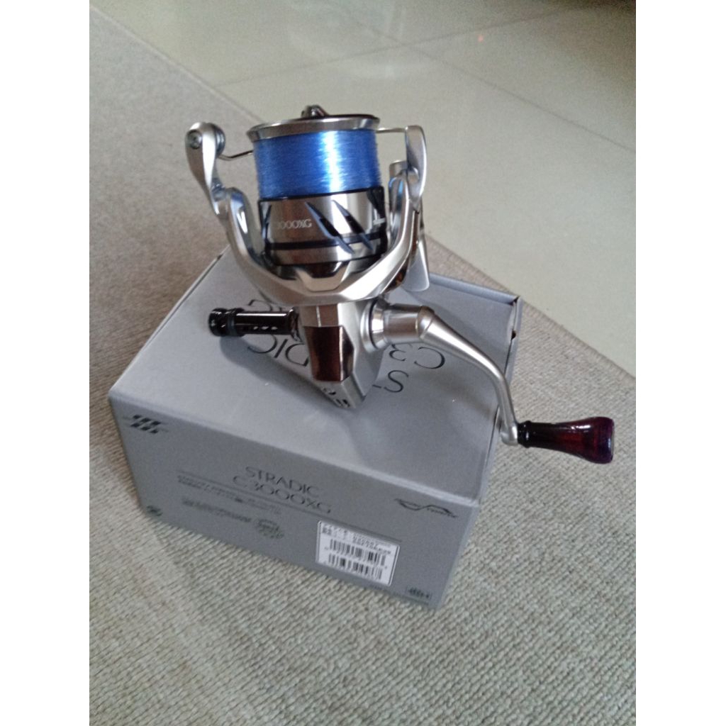 shimano stradic fm c3000xg second kondisi 98%