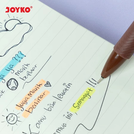 

Joyko Ball Pen Pulpen BP-184 Culture Pena Tip 0.7 mm Hitam Biru 1 Pack Isi 12 Pcs