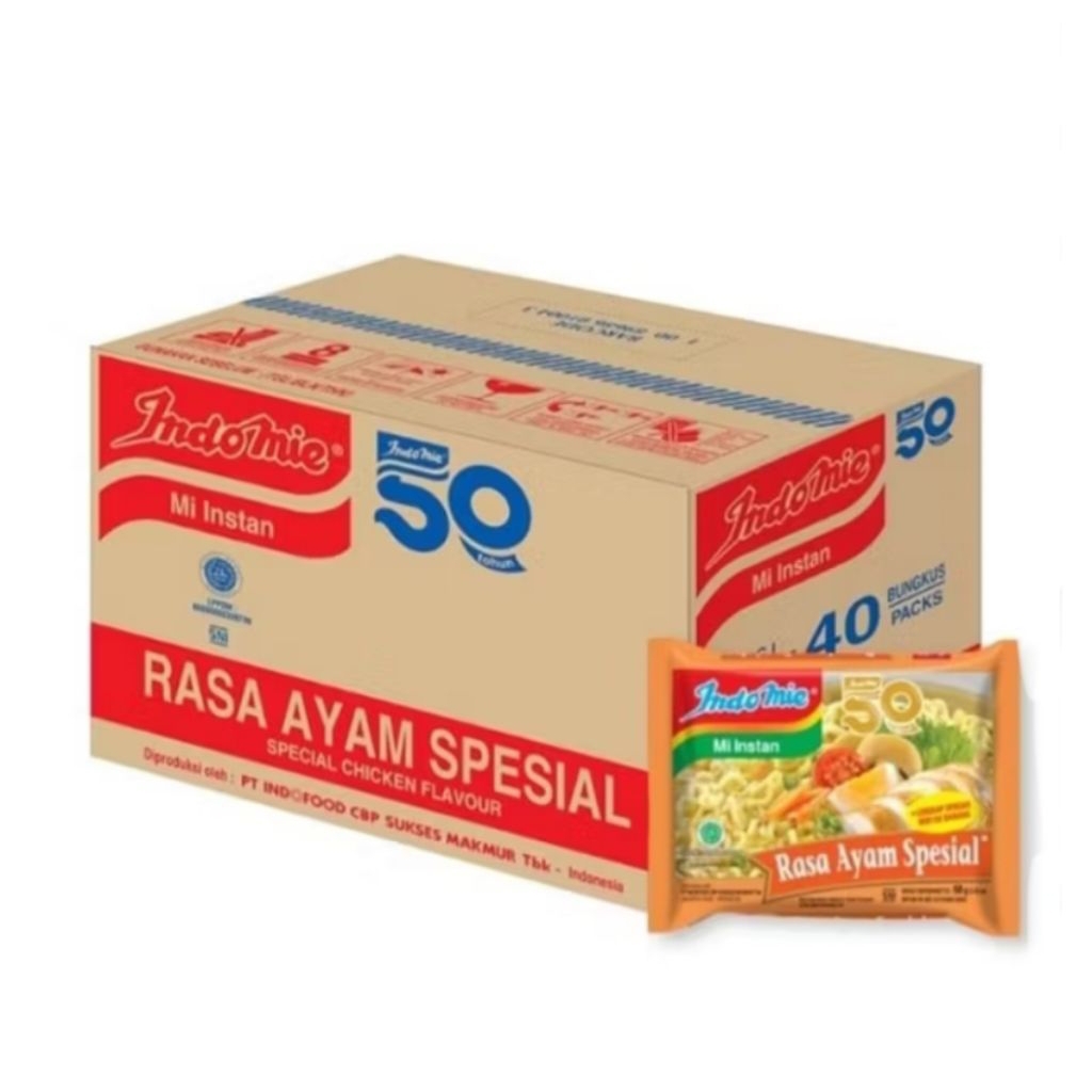 

Indomie Ayam Special 1 dus isi 40 pcs / Indomie Kuah Ayam Special
