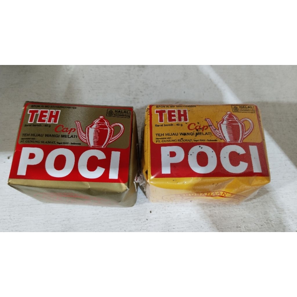 

VARIASI TEH TUBRUK POCI GOLD AROMA MELATI 40 GRAM ISI 10 PCS/ TEH POCI TUBRUK KUNING 40GRAM 1 SLOP 10