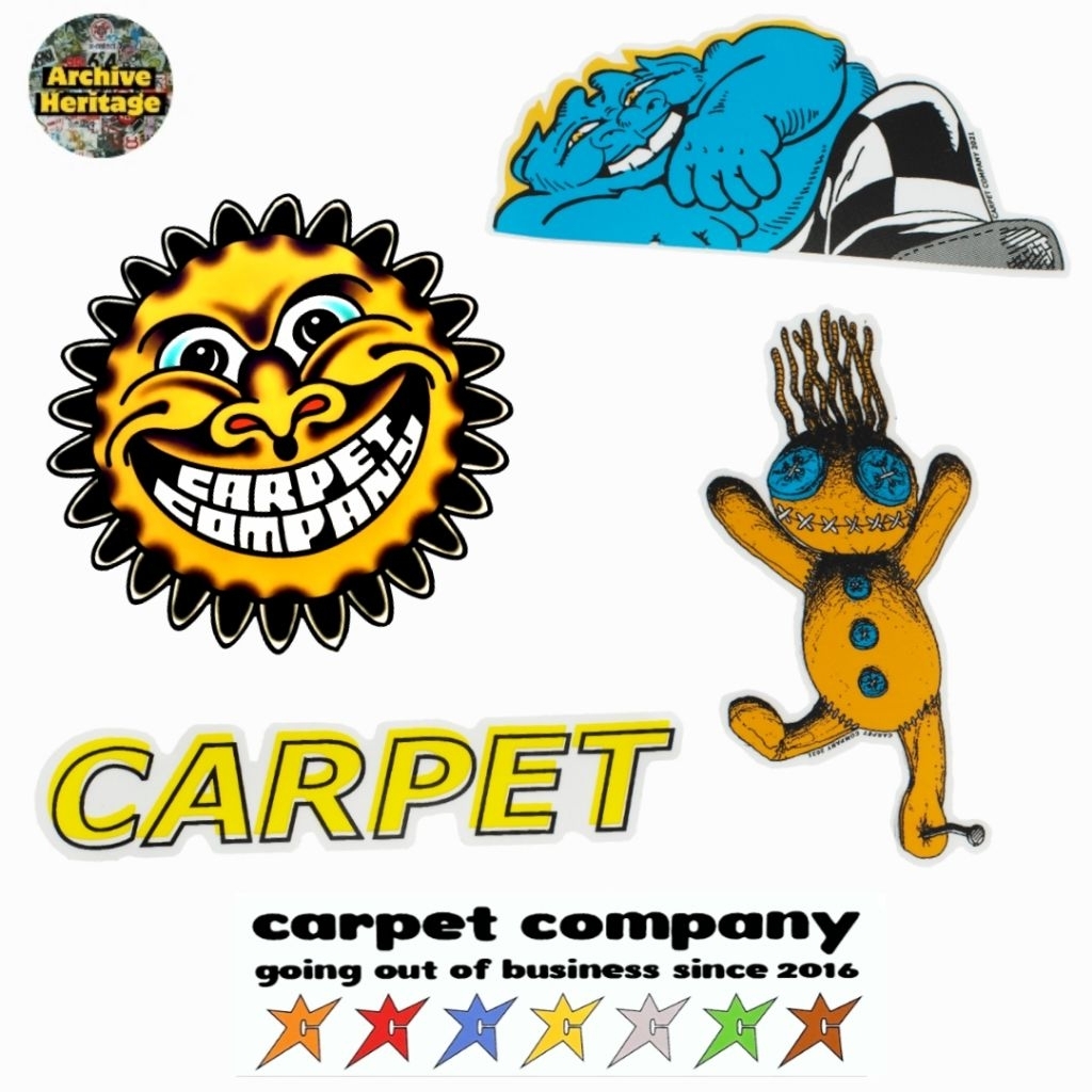sticker Carpet company graphic streetwear stiker