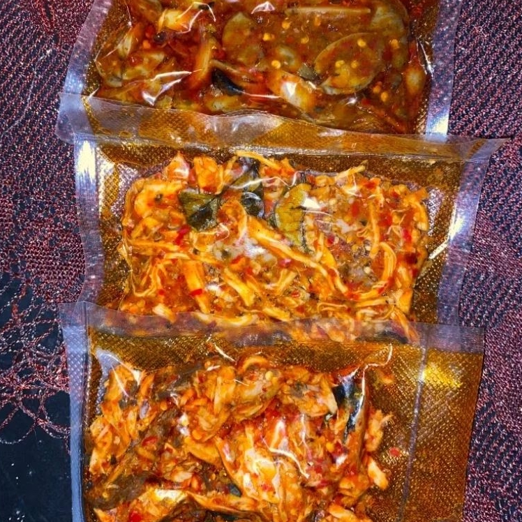 

Lauk TONGKOL SUWIR Pedas Balado 100 gram Enak/GURIH/nikmat