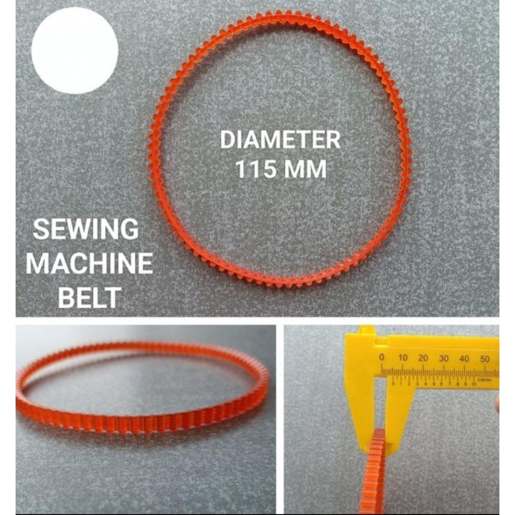 TALI DINAMO MESIN JAHIT , TALI ORANYE MESIN JAHIT BUTTERFLY/SINGER/PENGASUS MESIN JAHIT KLASIK HITAM