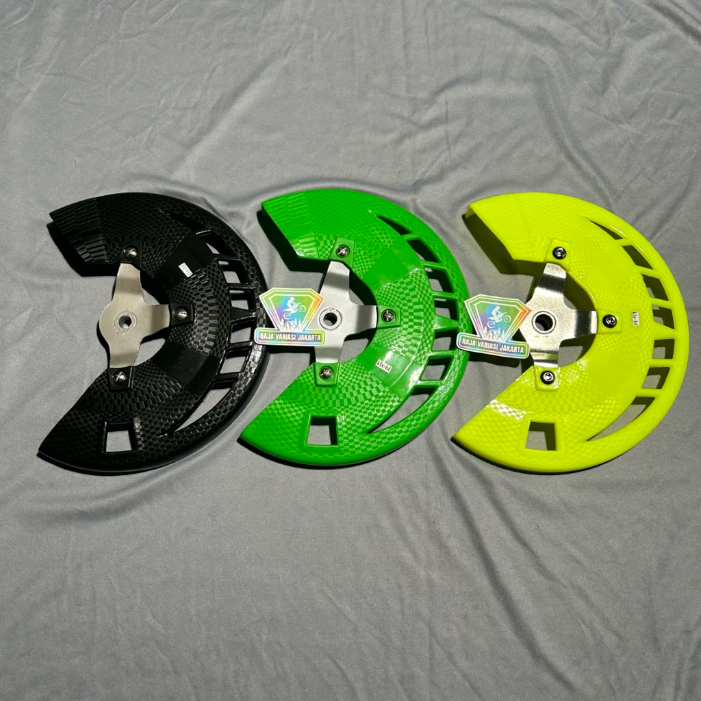Disc Guard Depan KLX 150 Warna Variasi Carbon