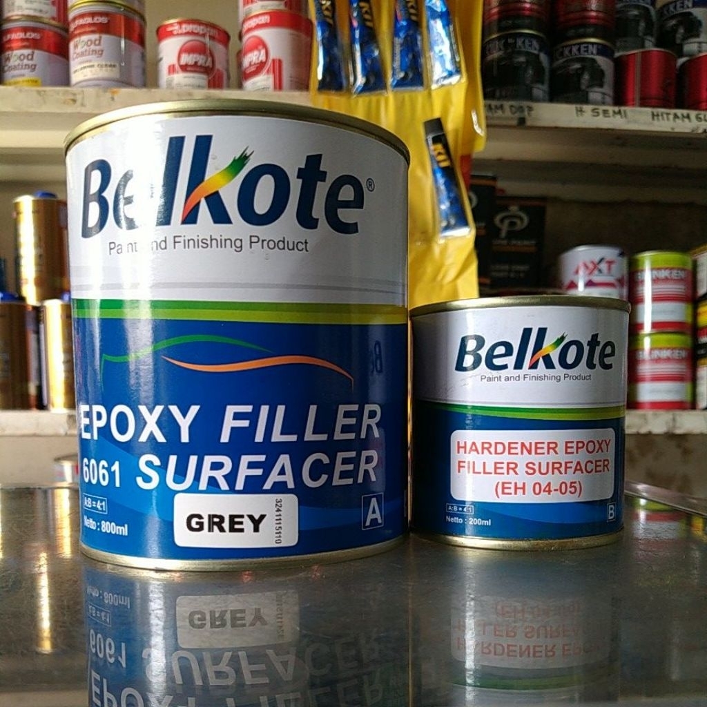 BELKOTE EPOXY FILLER GREY 1L