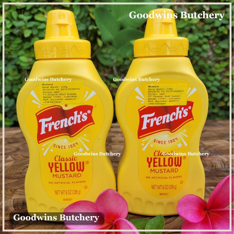 

French's CLASSIC YELLOW MUSTARD 8oz 226g USA squeeze bottle