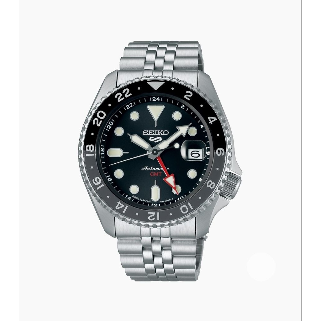 Jam Tangan Pria Seiko 5 Sports SSK001K1 Automatic GMT Movement  SKX Black Dial SSk001