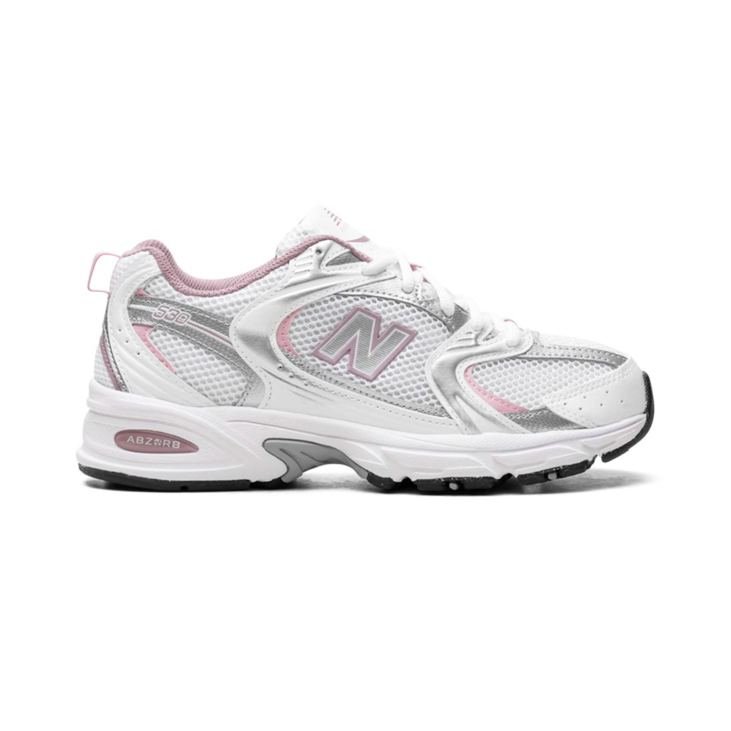 New Balance 530 White Silver Pink