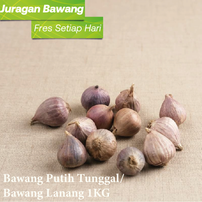 

Bawang Putih Tunggal/Bawang Lanang 1kg