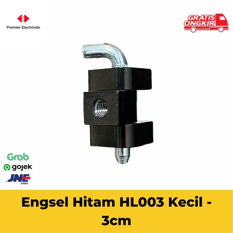 Engsel Panel 3cm HL003 Kecil Warna Hitam - Box Panel Listrik MCB 1p 3p